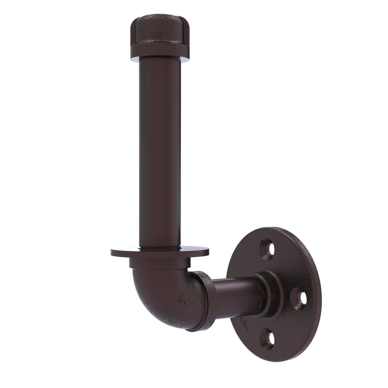 Upright Toilet Paper Holder, Antique Bronze Finish